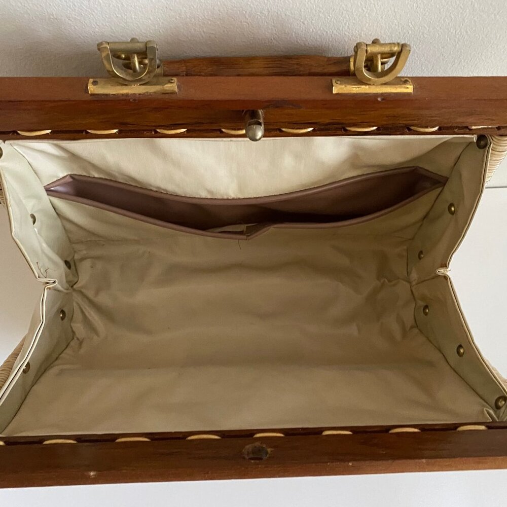 Vintage Rattan Handbag - Picture 5 of 5
